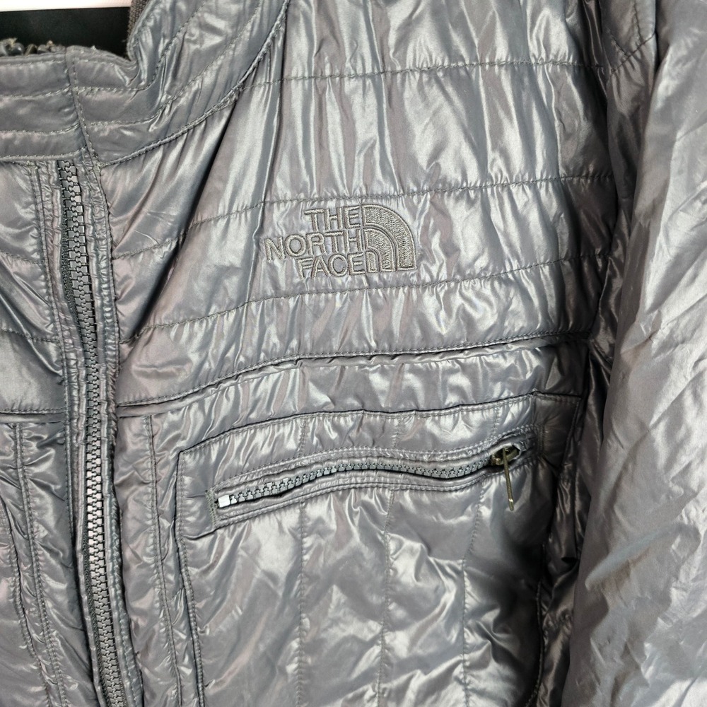 The North Face Mens Black Quilted Insulated Jacket Full Zip T427 T827 Large - Picture 10 of 14